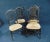 Black Country French Rush Seat Side Chairs/Set of 4 For Sale - Image 8 of 8