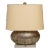 Modern Silvered Lucite Base Table Lamp For Sale