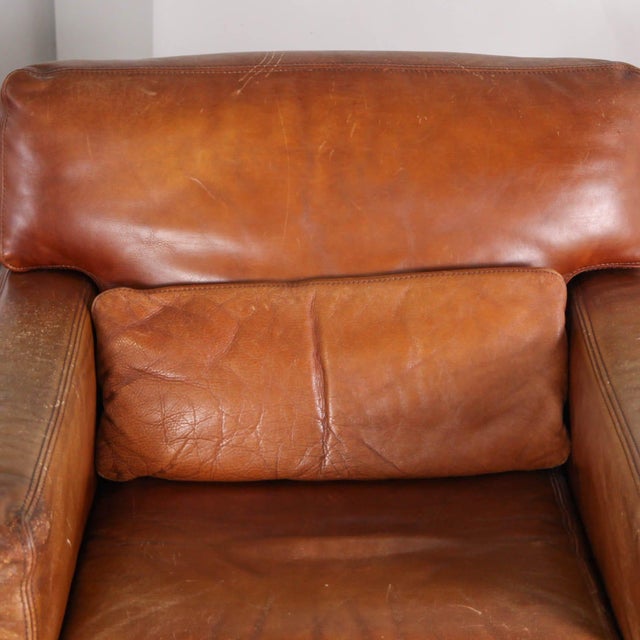 Leather Living Room Set from Roche Bobois, 1980s, Set of 3 For Sale - Image 4 of 18