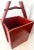 Red Lacquered Wooden Chinese Rice Container Planter or Jardiniere For Sale - Image 9 of 9