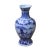 Chinoiserie Chinese Blue White Porcelain Precise House Yard Scenery Vase For Sale - Image 3 of 7