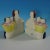 Pair Staffordshire Spaniel and Pups in Wash Baskets For Sale - Image 4 of 13