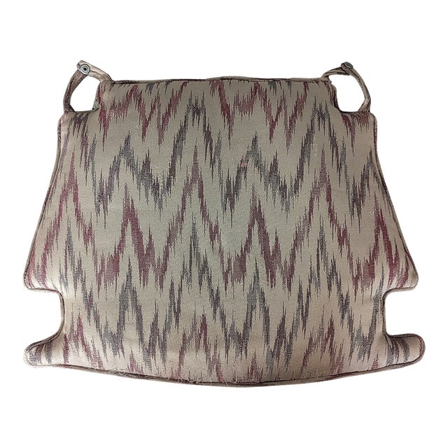 Vintage Custom Cushion Fits Louis XV Style Arm Chair For Sale