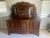 Mid 20th Century European Large Exquesite Carved Oak Black Forest Style Buffet/Sideboard With Unique Curved Glass Display For Sale - Image 13 of 18