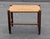 Infuse your space with authentic Provocative charm with this exquisite vintage French Country rush footstool, featuring a...