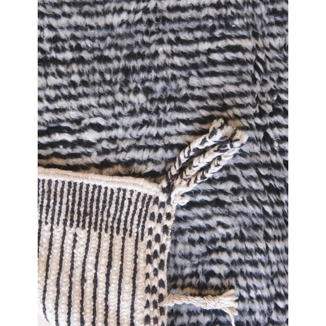 2020s Contemporary Moroccan Wool Rug - 7.4 X 3.9 Ft For Sale - Image 5 of 8