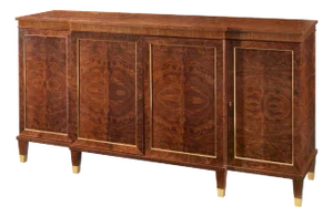 French Empire Walnut Sideboard