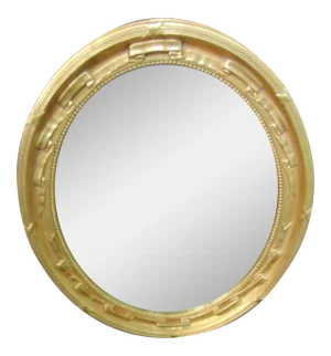 Friedman Brothers Italian Style Gilt Oval Mirror