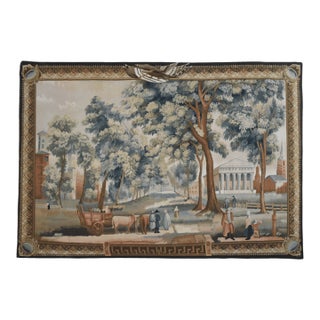 Yale College Handwoven Tapestry - 170 X 242 Cm (5'7" X 7'11") - Requires Rod Size 6 For Sale