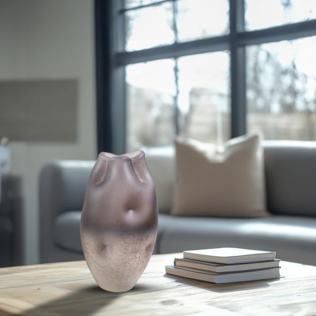 Electric Flow Free Formed Vase For Sale - Image 10 of 10