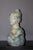 Bust of Young Woman in Ceramic with Blue-Green Patina by Léopold Bernard Bernstamm for Emile Muller, 1890s For Sale - Image 6 of 15