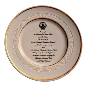 Reagan Presidential Inauguration Plate