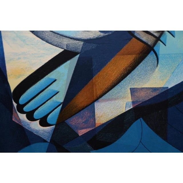 Mid-Century Modern Neal Doty (1941-2016) Mother and Child Serigraph S/N C.1979 For Sale - Image 3 of 10