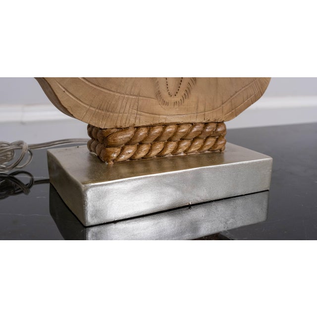 Pair of Sea Shore Beach Sand Dollar Rope Lamps W/ Shades For Sale - Image 12 of 15