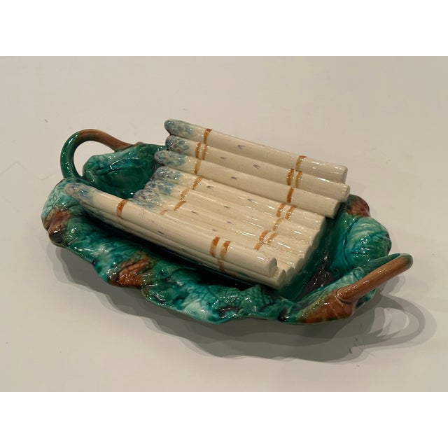 Late 19th Century 19th Century French Majolica Serving Dish For Sale - Image 5 of 7