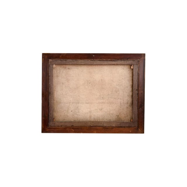 French Artist, Romanticist Lake Scene, 19th Century, Oil on Canvas For Sale - Image 5 of 12