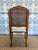 2020s Set of Six Carved Wood Cane Back Dining Chairs With Upholstered Seats For Sale - Image 5 of 6