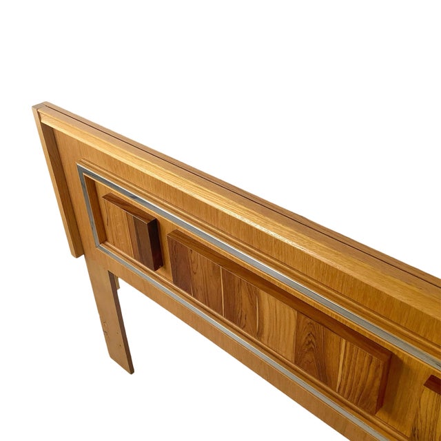 Vintage Modern Brutalist Queen Headboard by Tobago Furniture For Sale In Philadelphia - Image 6 of 10