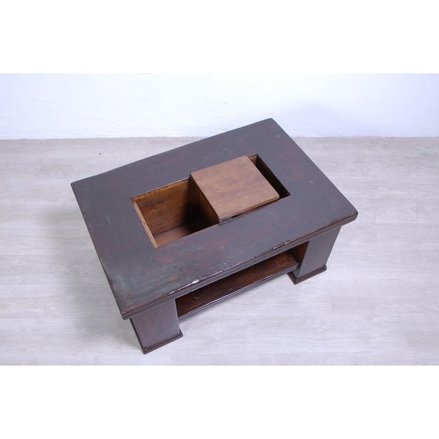 Vintage Wooden Coffee Table, 1950s For Sale - Image 15 of 18