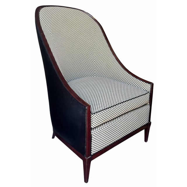 Pair of Artdeco John Widdicomb Spoon Back Slipper Club Chair.