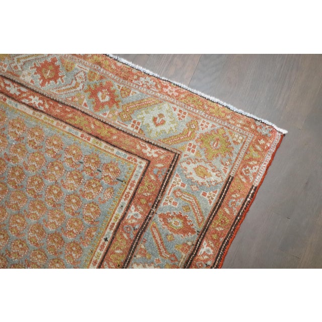 Persian Antique Zabihi Collection Persian Seraband Runner - 3'3" x 20'5" For Sale - Image 3 of 9
