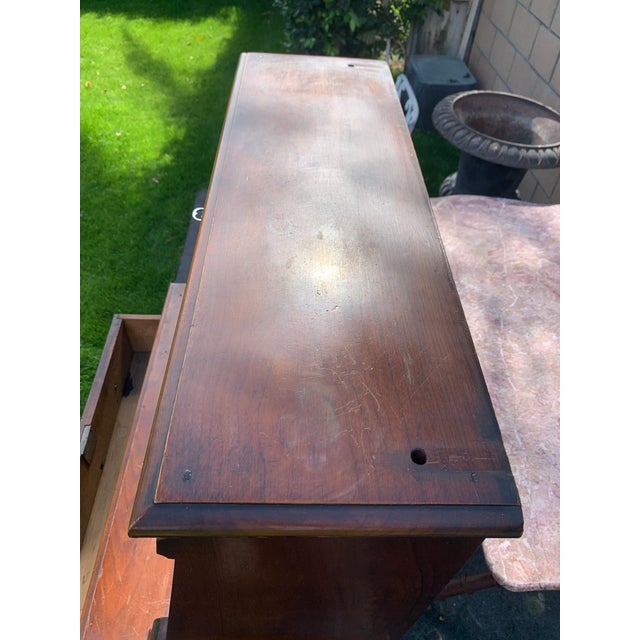 Antique Victorian Eastlake Petite Drop Front Secretary Desk For Sale - Image 17 of 18