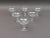Baccarat Crystal France Signed Gascogne Champagne Sherbet Glasses Set Of 6 Measures approximately 3 3/4" diameter, 4 1/4"...