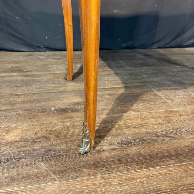 French Marquetry Belle Epoque Game Table For Sale - Image 15 of 18