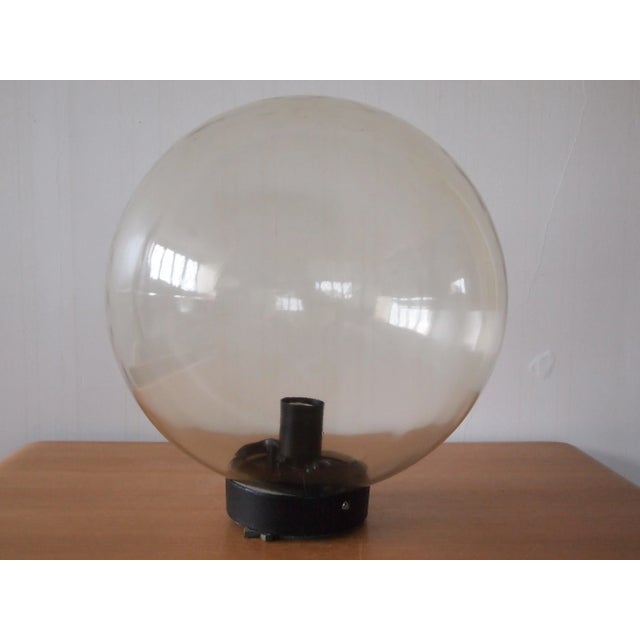 Mid 20th Century Vintage Habitat Paul Mayen Mid-Century Modern Pop Globe Ceiling Light Large in Clear Acrylic Plastic Plexiglass For Sale - Image 5 of 11