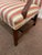 1980s Chippendale Style Upholstered Lolling Chair For Sale - Image 5 of 11