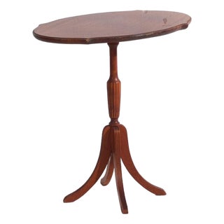 Antique Tripod Side Table in Mahogany, Central Europe, 1930 For Sale