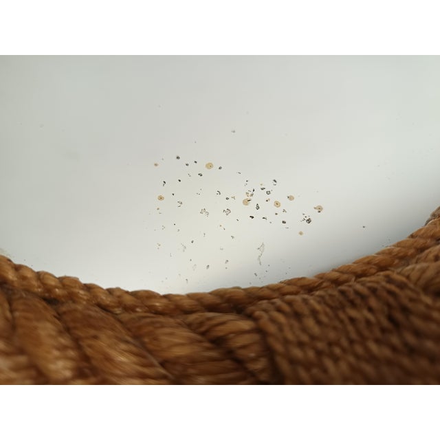 1950s Vintage Rope Mirror by Adrien Audoux & Frida Minet, 1950s For Sale - Image 5 of 13