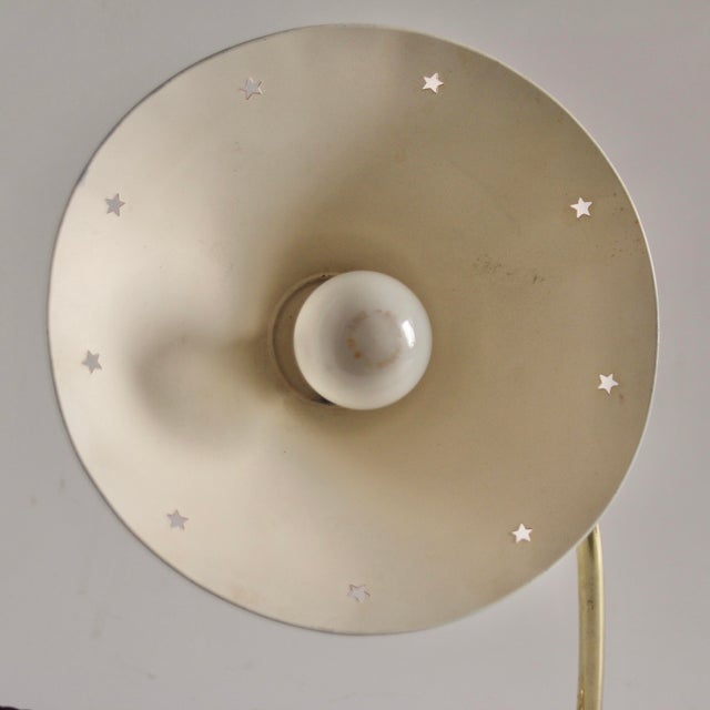 Mid-Century French Red Diabolo Table Lamp, 1950s For Sale - Image 12 of 13