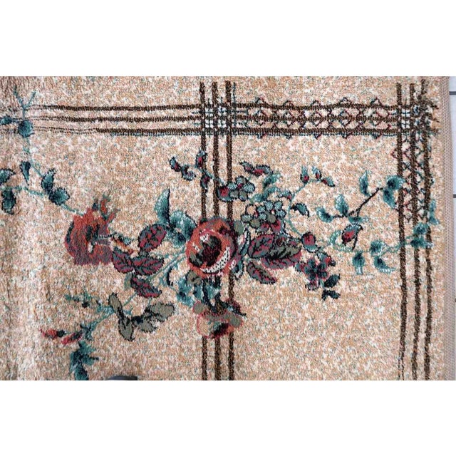 Beige 1970s Turkish Modern Rug 3.9' X 5.7' For Sale - Image 8 of 13