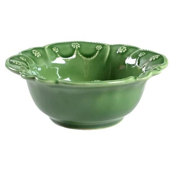 Juliska Jardins Du Monde Cereal / Ice Cream Bowl in Basil For Sale In Minneapolis - Image 6 of 6