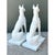 Vintage Solid Cast Cement Great Dane Statues - A Pair For Sale - Image 10 of 13