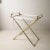 Cart in Worked Glass and Brass with Removable Tray by Barovier & Toso, 1950s For Sale - Image 6 of 9