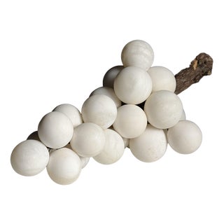 White Alabaster Grape Cluster For Sale