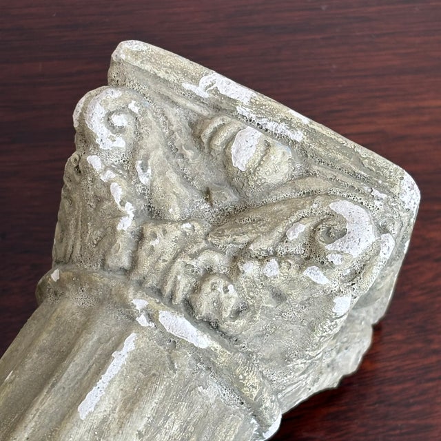 Neoclassical-Style Cast Plaster Candlestick Holders -- a Pair For Sale In Baltimore - Image 6 of 12