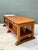Stickley Brothers Vintage Monumental Rustic Wood and Marble Console Table For Sale - Image 4 of 18