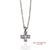 Early 21st Century 18k(750) White Gold Natural Diamond Cross Pendant Necklace With Chain For Sale - Image 5 of 10