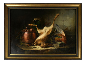 Alfred Arthur Brunel De Neuville, Still Life, 19th Century, Oil on Canvas