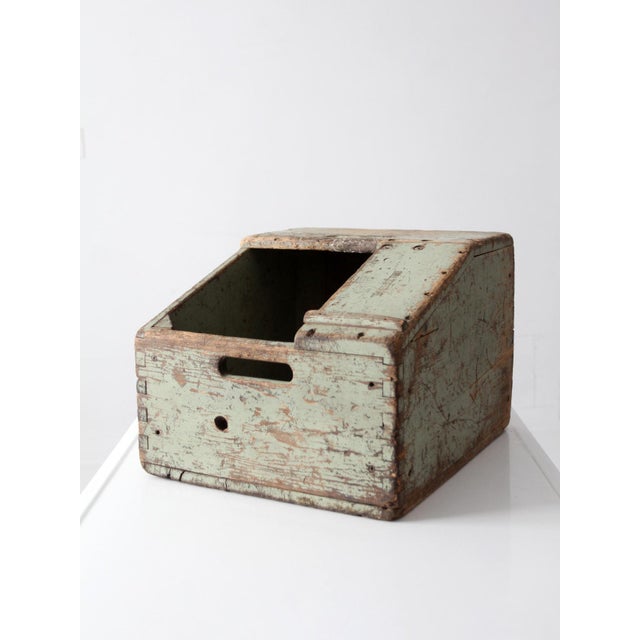 Vintage Bell System Wood Tool Box For Sale - Image 9 of 17