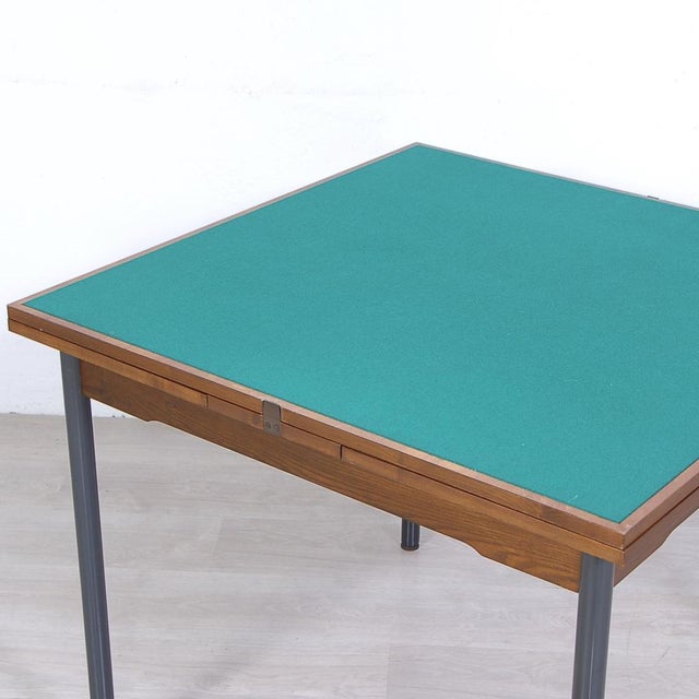 1950s Mid-Century Table Transformable Into Game Table, 1950s For Sale - Image 5 of 17