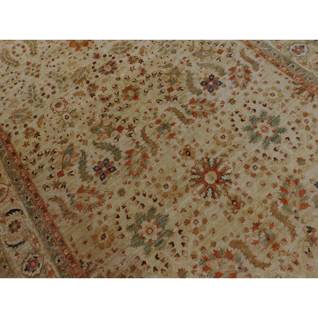 Vintage Hand Knotted Royal Chobi Pakistani Gallery Rug. 6'2"x 12' For Sale - Image 14 of 18