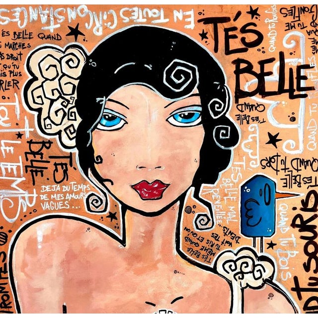 Contemporary Yohan Storti, You're Beautiful, 2021, Silkscreen Print For Sale - Image 3 of 8