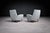 Pair of Armchairs in Hardwood & Light Blue Chenille, Giuseppe Scapinelli, 1950s For Sale In New York - Image 6 of 11