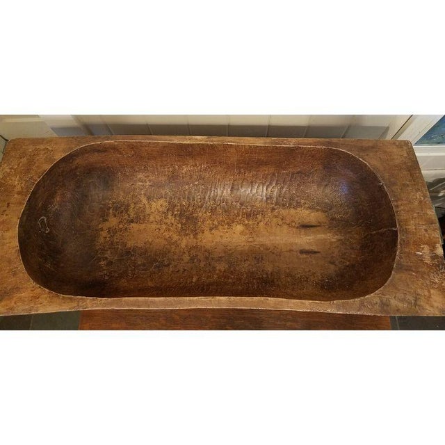 Large Wooden Dough Bowl Chairish