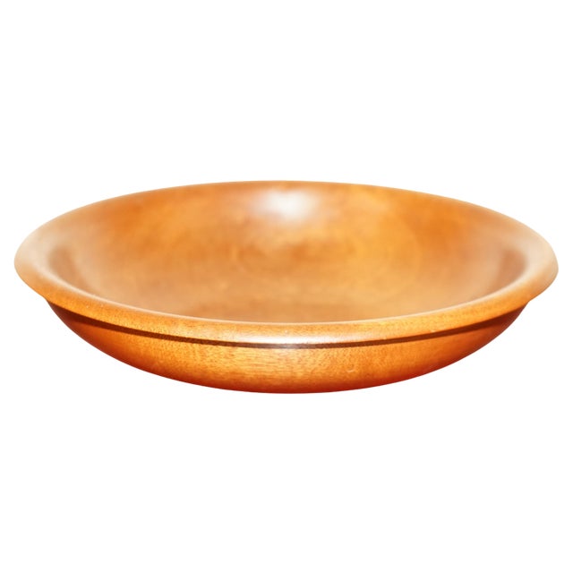 Vintage Handmade Fruit Bowl by Bob French For Sale