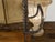 Mid-Century Modern American Midcentury Metal and Wood Two-Tiered Shelving Unit with Twisted Motifs For Sale - Image 3 of 12